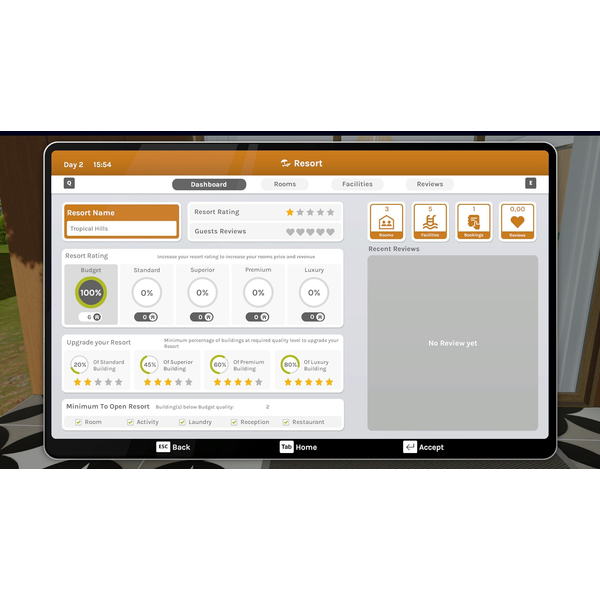 Hotel: A Resort Simulator