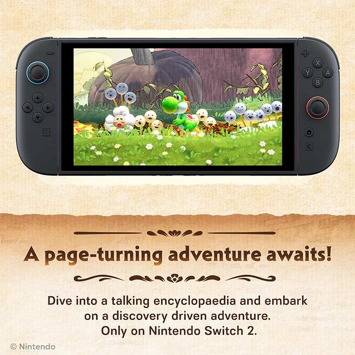 Yoshi and the Mysterious Book - Switch 2