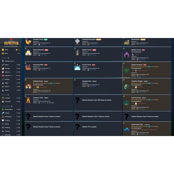 Melvor Idle: Atlas of Discovery