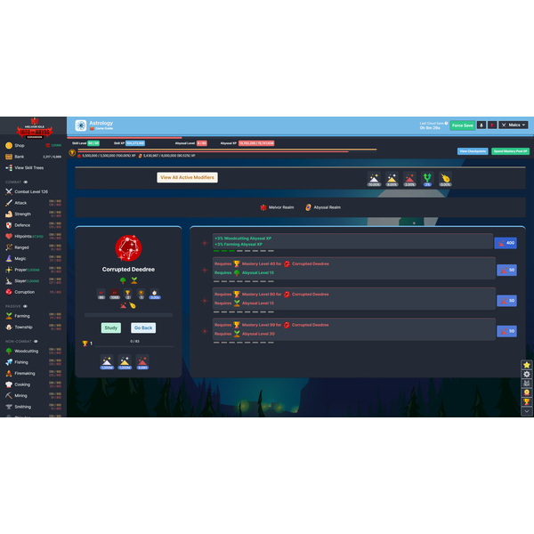 Melvor Idle: Into The Abyss