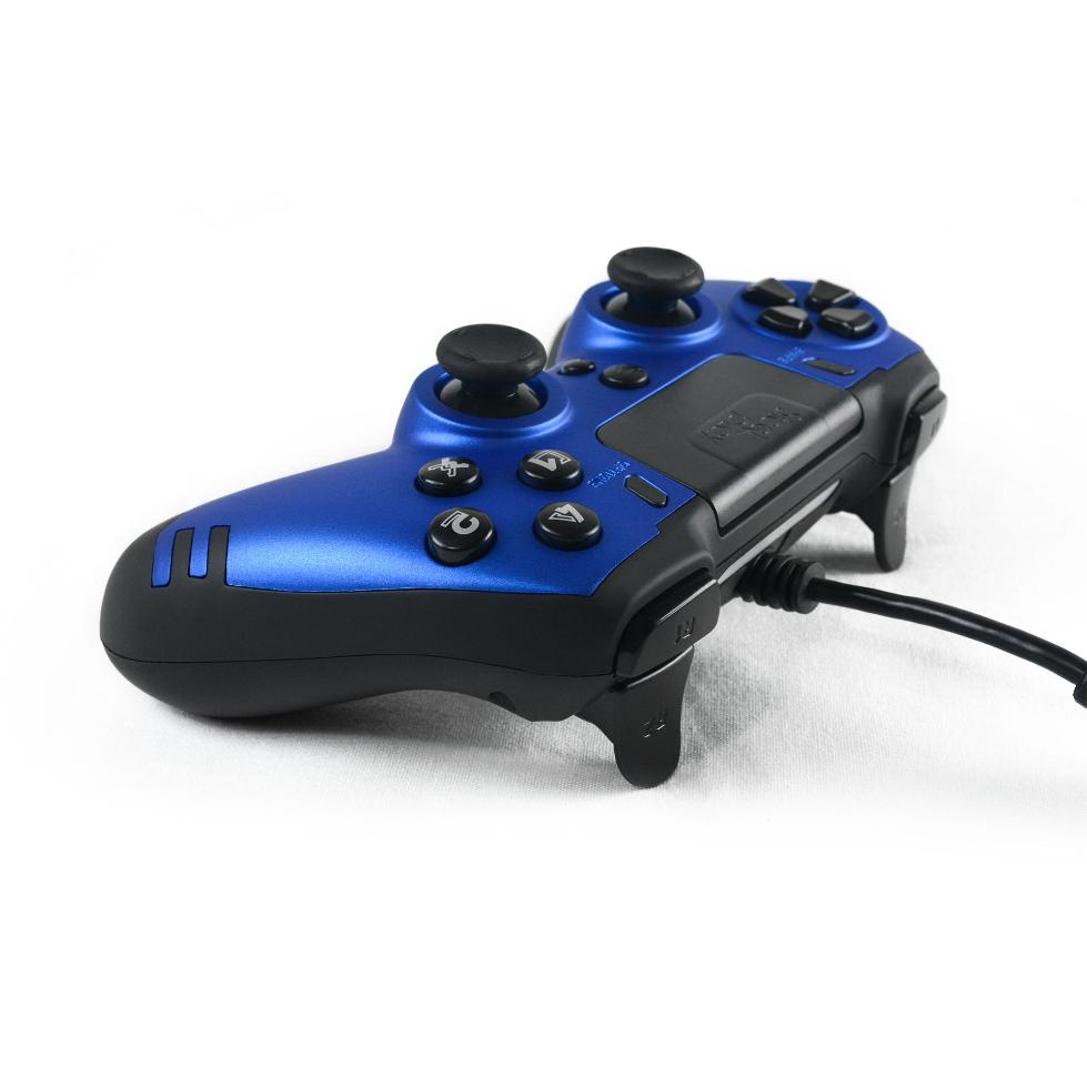 Lexip SteelPlay Slim Pack Wired Controller (Sapphire Blue) - PS4