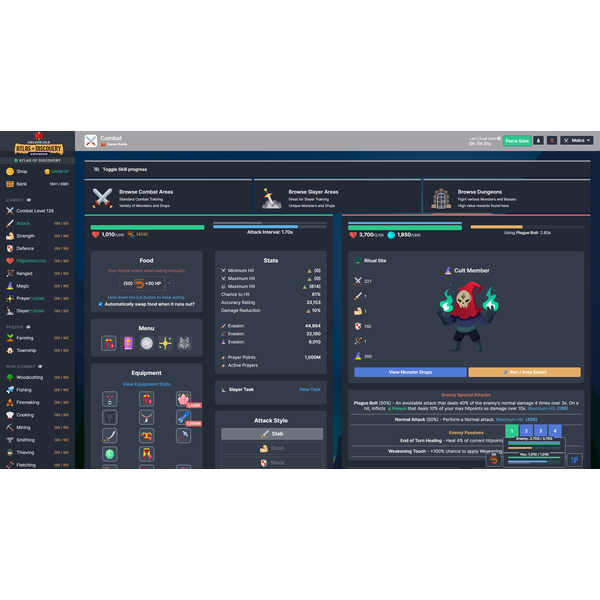 Melvor Idle: Atlas of Discovery