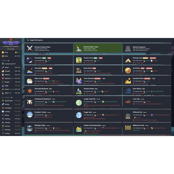 Melvor Idle: Throne of the Herald