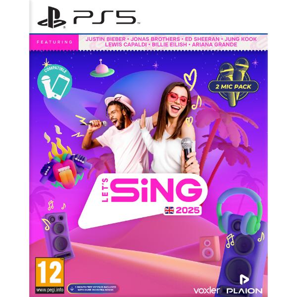 Let's Sing 2025 - 2 Mic Pack - PS5