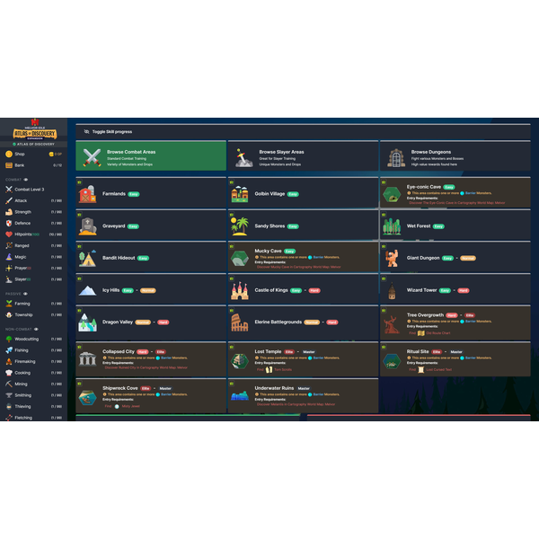 Melvor Idle: Atlas of Discovery