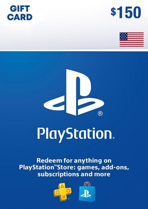 $150 PlayStation Store Gift Card  PS5 / PS4 | PSN USA Account 