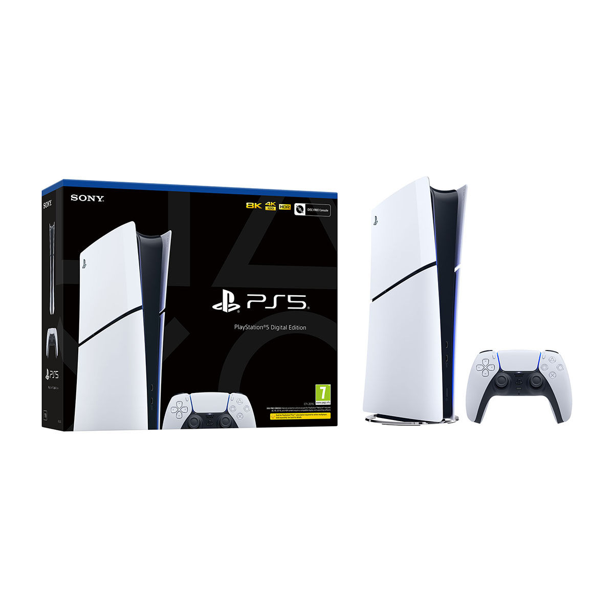 PS5 Console Digital Edition Slim ( NO DISC)