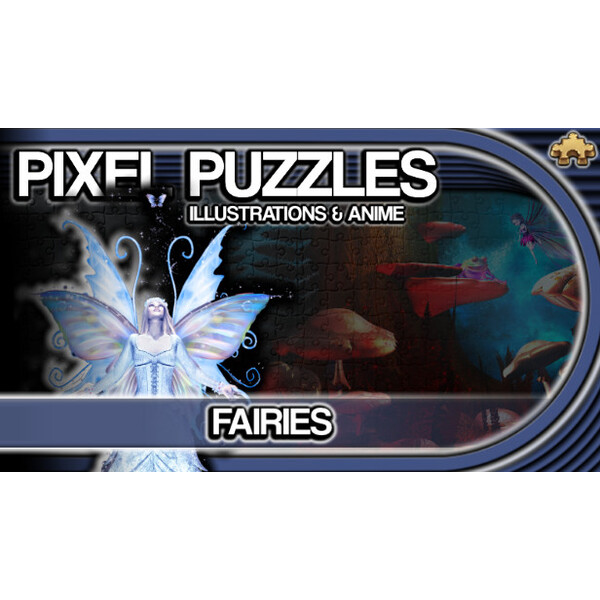Pixel Puzzles Illustrations & Anime - Jigsaw Pack: Fairies