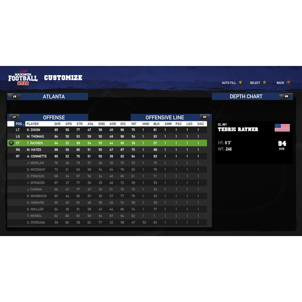 Doug Flutie's Maximum Football 2020