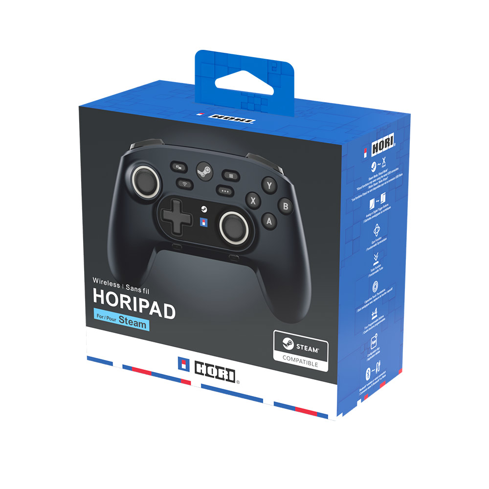 HORI Wireless HORIPAD for Steam (Midnight Black) - PC