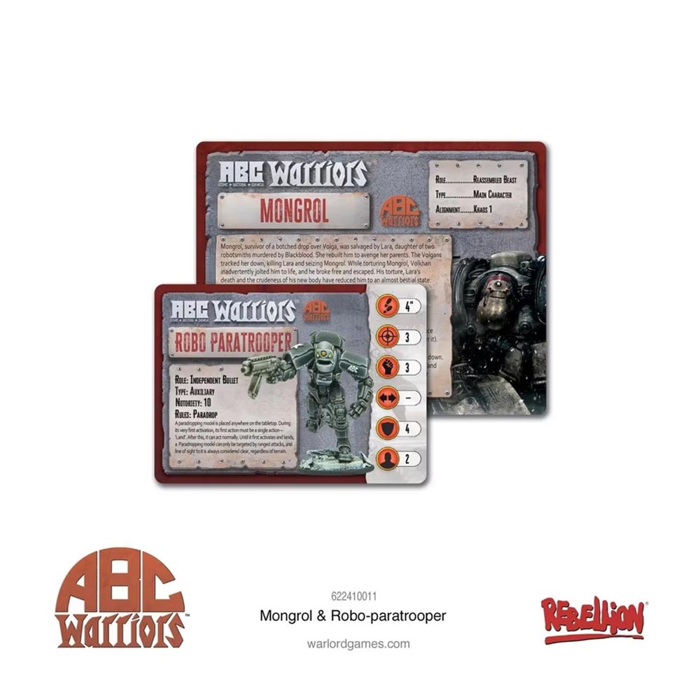 ABC Warriors: Mongrol & Robo-Paratrooper