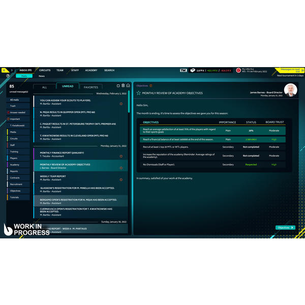 Tennis Manager 2022 PC Download