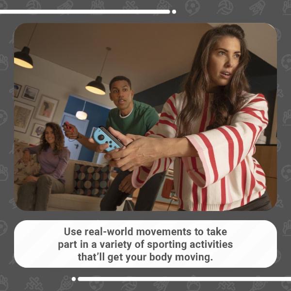 Nintendo Switch HW (Neon Red/Neon Blue) + FREE Switch Sports set + FREE 12 Months NSO