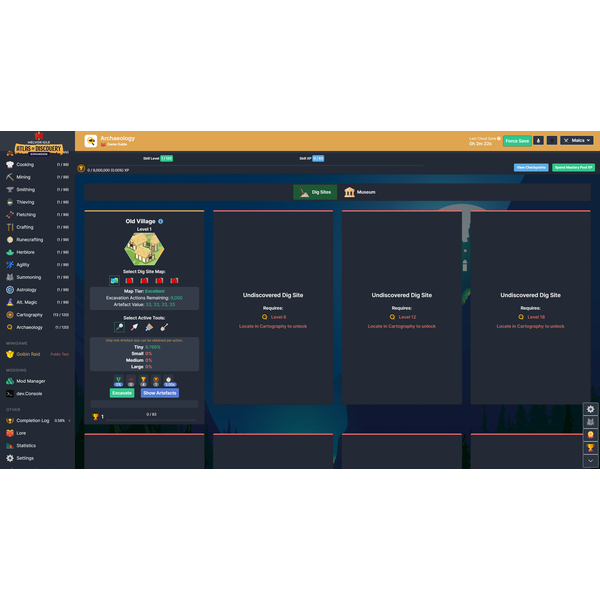 Melvor Idle: Atlas of Discovery