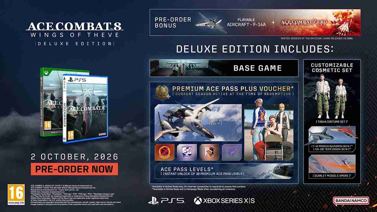 Ace Combat 8: Wings of Theve Deluxe Edition - PS5
