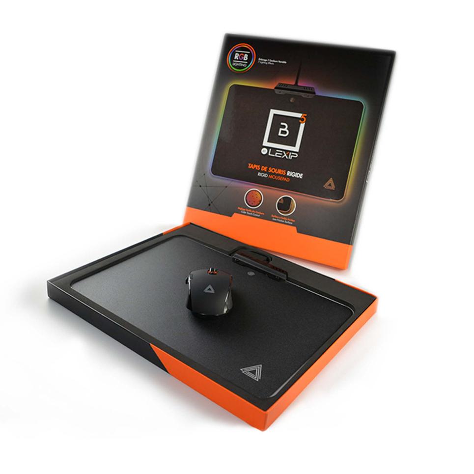 Lexip B5 Hard Gaming LED Mouse Pad